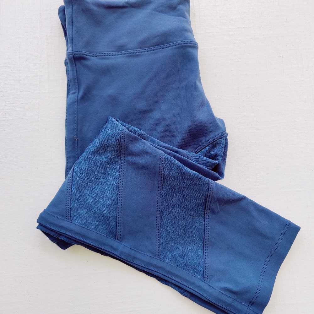 Lorna Jane Navy Blue Active Leggings Size S  ECU